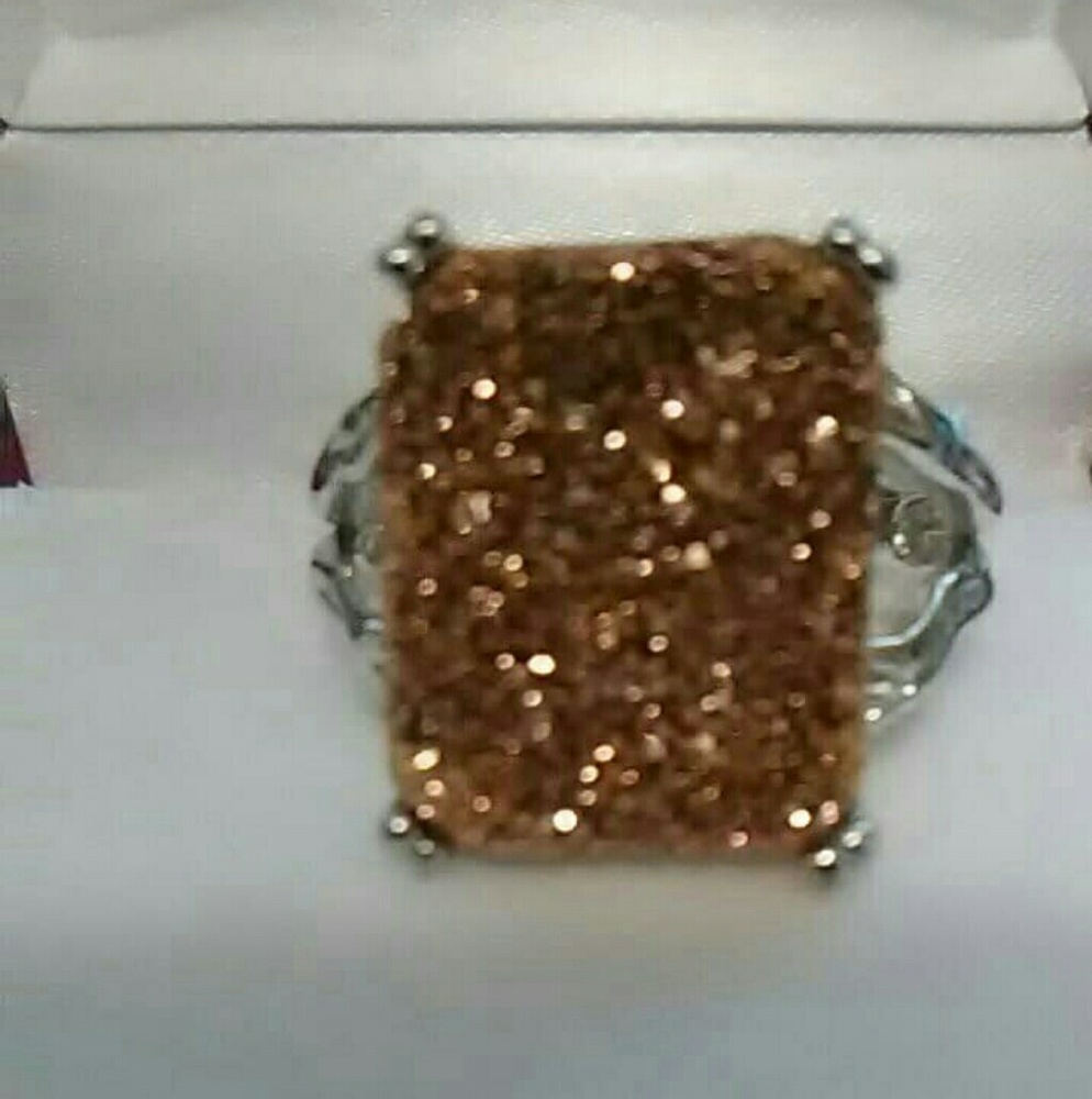 Genuine  Golden Druzy